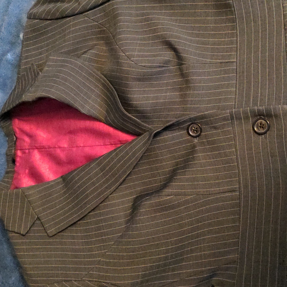 Pinstripe Blazer